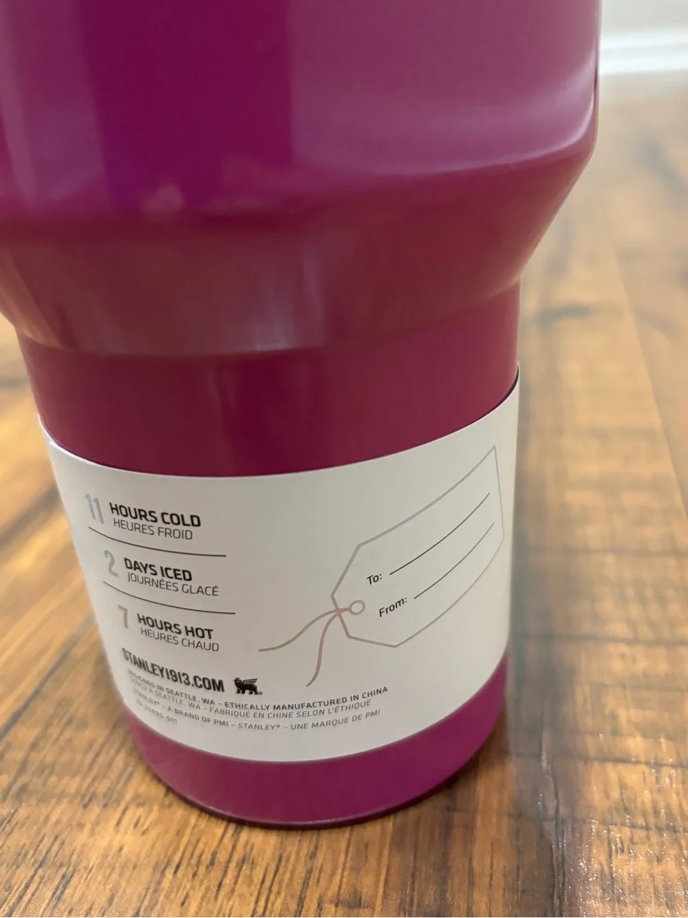 Stanley Quencher H2.0 Tumbler 40 oz in Pink Punch Shimmer Hydration Teacher Gift - Picture 10 of 12